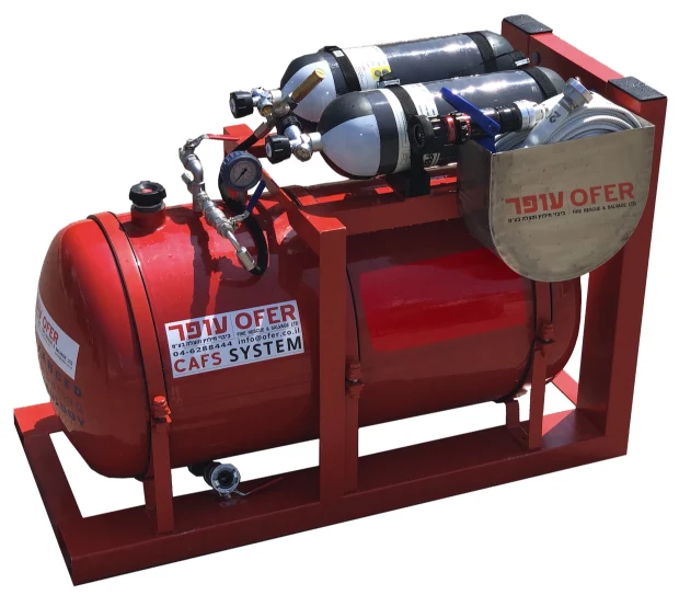 מערכת כיבוי בקצף CAFS של עופר