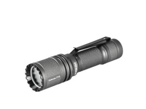 פנס טקטי 1800 לומן - Acebeam, מתג כפול, טווח הארה של 484 מטר, עמיד למים ולנפילות, מערכת עדשות TIR