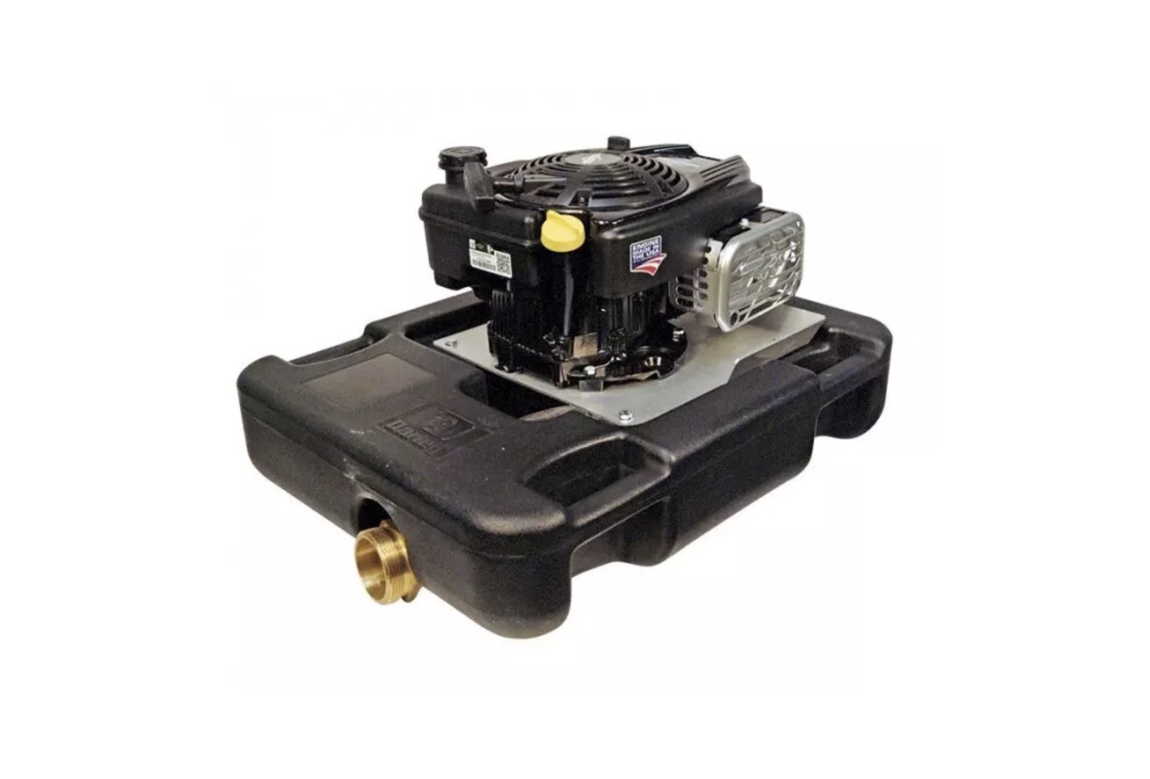 משאבה צפה כיבוי אש - מנוע Briggs & Stratton, אימפלר ברונזה, נפח מנוע 190 סמ"ק, עד 1100 ליטר לדקה