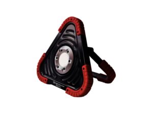 משולש אזהרה לחירום - LED, שלוש צלעות פריקות לתאורה נוספת, משולב עם נצנץ, בנק סוללה נייד