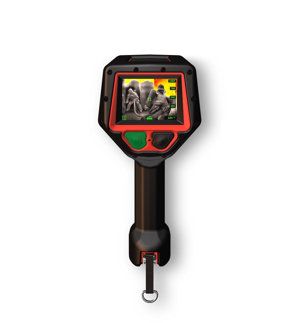 מצלמה תרמית לכיבוי אש - רזולוציית חיישן של 240x320, עמידות לחום של 650 מעלות.