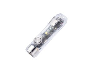 פנס כיס נצנץ כחול אדום - 650 לומן, נטען באמצעות USB-C.