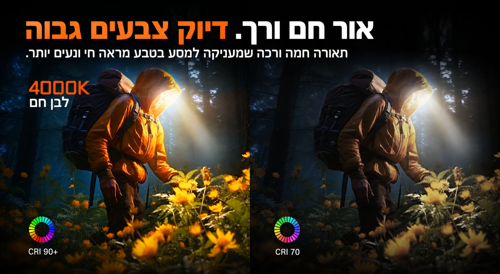 ACEBEAM H17 2.0 – אור חם ודיוק צבעים – בעברית
